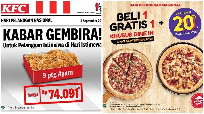 Hari Pelanggan Nasional atau Harpelnas 2019, Berikut Daftar Promo, Diskon, Potongan Harga, Voucher Makan