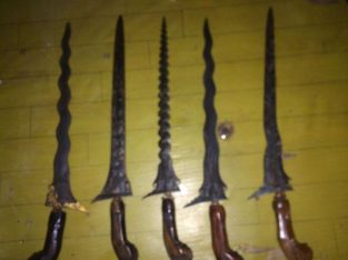 keris singo barong, kolomunyeng, udan mas