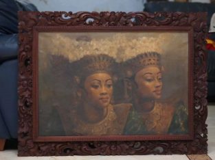 PALING MURAH Lukisan Bali Original 1981 kond MULUS
