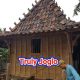 Rumah Kayu Antik atap model Joglo bahan kayu jati