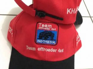 Souvenir topi custom, topi promosi kantor