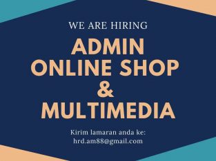 Lowker STAFF GUDANG & MULTIMEDIA ONLINE SHOP