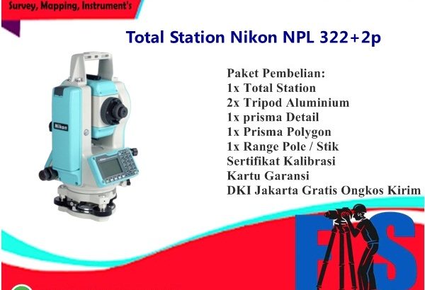 Total Station Nikon NPL 322+2p