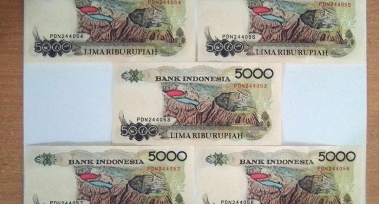 Uang Lama Rp. 5.000 tahun 1992 Sasando Rote