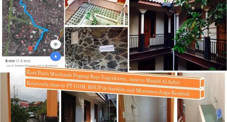 Kost Putri Muslimah Yogyakarta