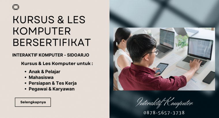 KURSUS KOMPUTER MICROSOFT OFFICE & ADMIN KANTOR