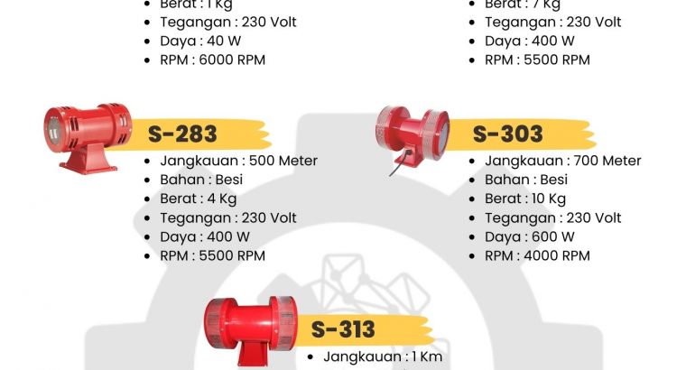 Agen Seller Sirine Yahagi S-283 Terbaik