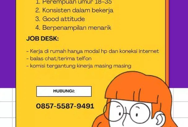 lowongan kerja freelance host timo