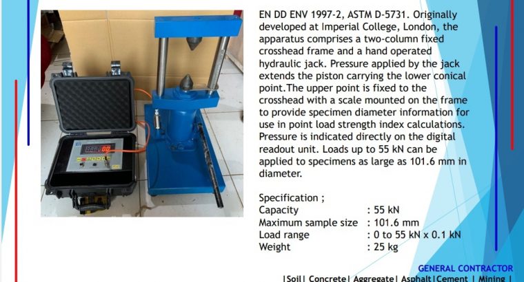 Digital Point-load Test Apparatus