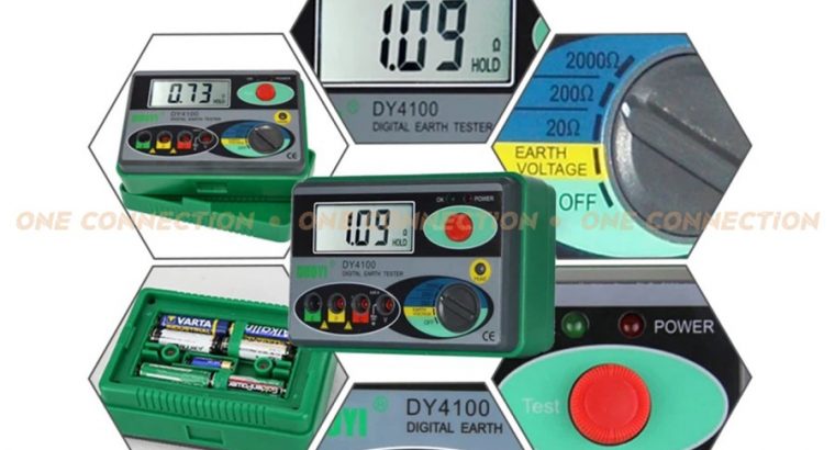 Earth Grounding Tester DY4100 Ground Resistance Te