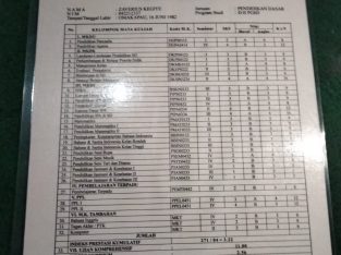 Pengerjaan dokumen ijazah