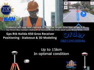 Gps Geodetik 3D Modeling Rtk Kolida K50 Gnss