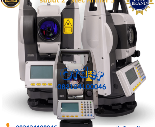 Total Station Laser Akurasi sudut 2″ Stec Armor 3