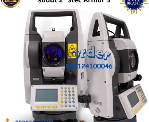 Total Station Laser Akurasi sudut 2″ Stec Armor 3