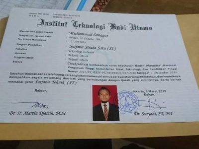 Pembuatan ijazah